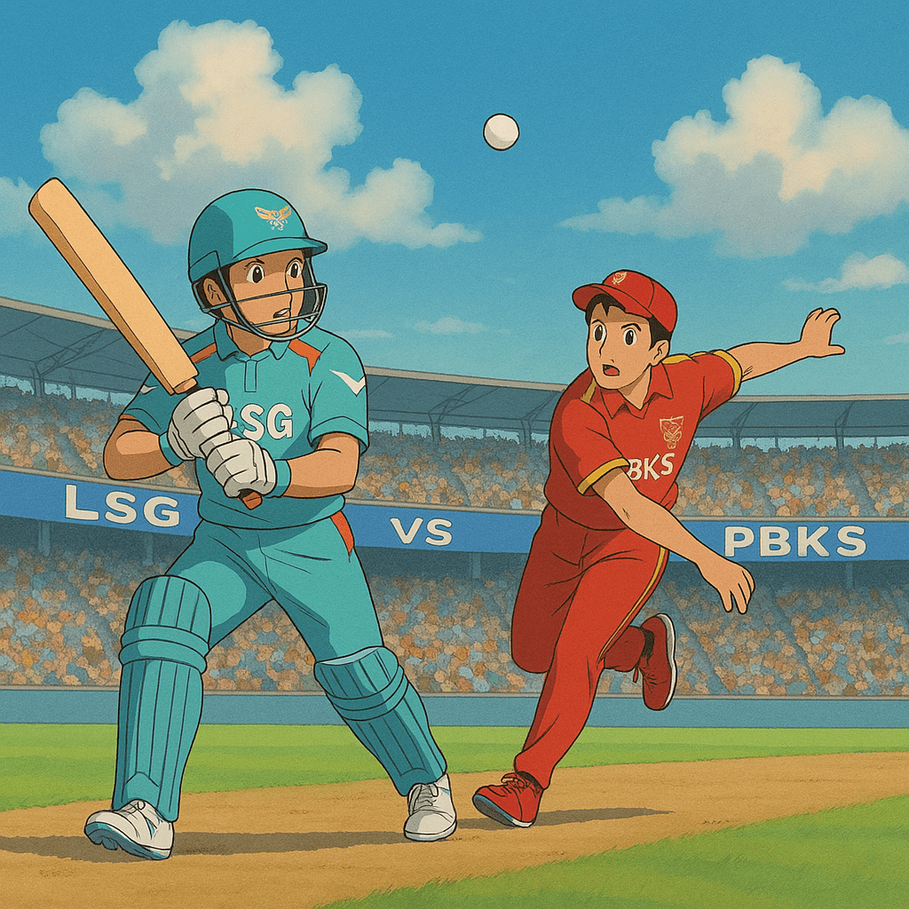 LSG vs PBKS IPL 2025 : Ghibli Image